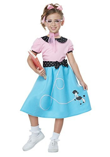 California Costumes Girls 1950s Sock Hop Dress Costume: $14.79 California Costumes Girls 1950s Sock Hop Dress Costume: $14.79