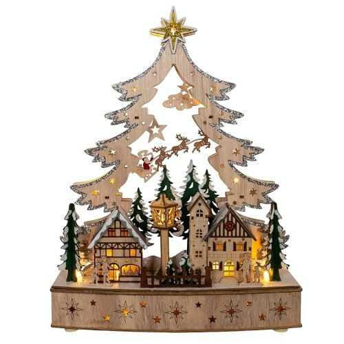 Kurt Adler 12.6-inch Lighted Christmas Tree Village: $41.65 Kurt Adler 12.6-inch Lighted Christmas Tree Village: $41.65