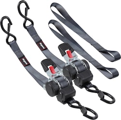 Strgenie Self-Retractable 1" x 12-Foot Ratchet Tie-Down Straps 2-Pack for $24 w/ Prime + free shipping