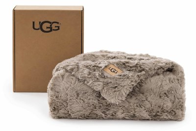 UGG Adalee 50" x 70" Faux Fur Throw Blanket for $60 w/ Prime + free shipping