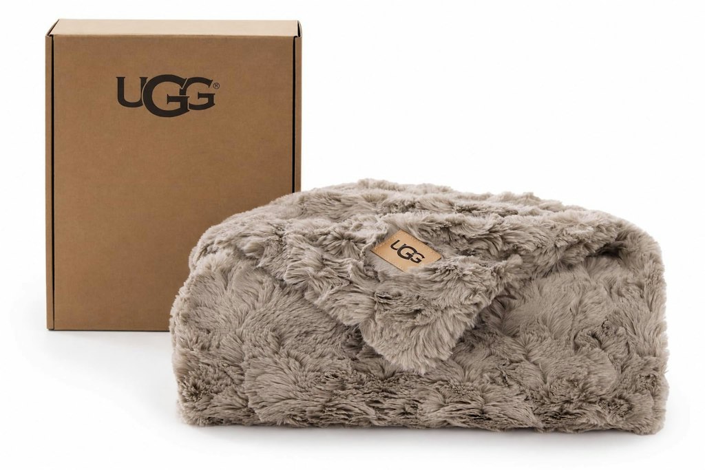 UGG Adalee 50" x 70" Faux Fur Throw Blanket: $60 w/ Prime