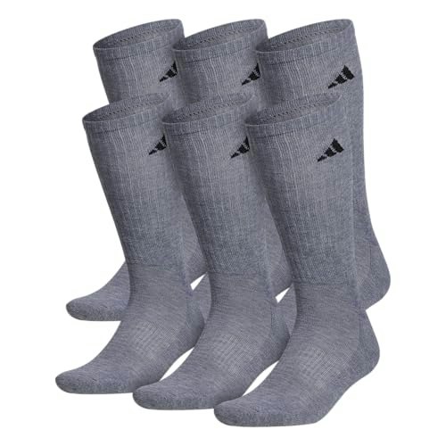 Adidas Men's Athletic Cushioned Crew Socks 6-Pack: $18.20 Adidas Men's Athletic Cushioned Crew Socks 6-Pack: $18.20