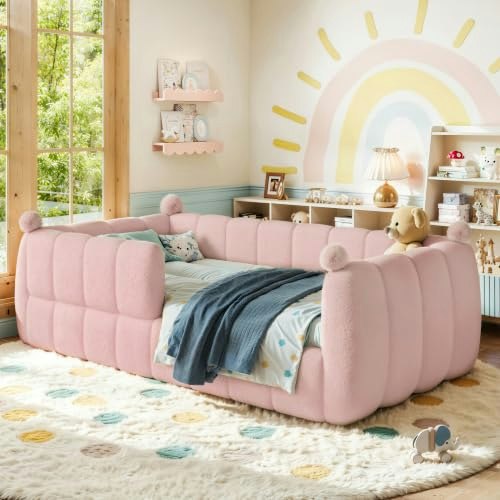 Keiki Twin Upholstered Montessori Floor Bed Frame: $219.99 Keiki Twin Upholstered Montessori Floor Bed Frame: $219.99