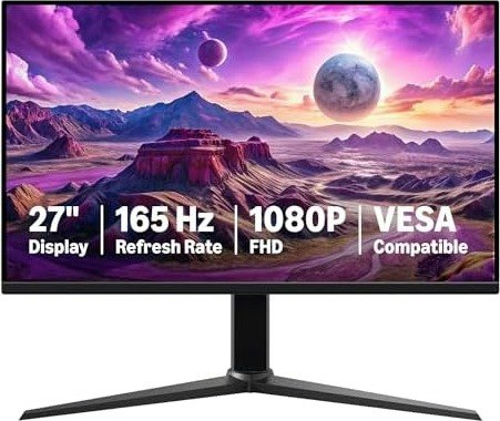 Amazon Basics 27" FHD 165Hz 1080p Gaming Monitor: $70 Amazon Basics 27" FHD 165Hz 1080p Gaming Monitor: $70