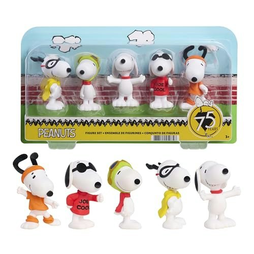 Peanuts Snoopy Collectible Figure 5-Pack: $14.99 Peanuts Snoopy Collectible Figure 5-Pack: $14.99