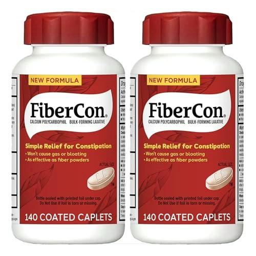 Fibercon Fiber Therapy Caplets 140-Count 2-Pack: $20.42