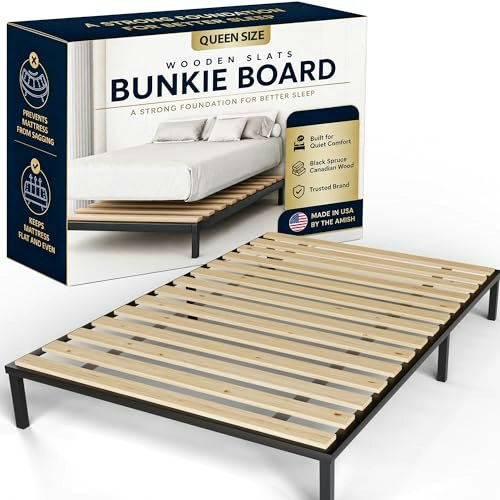 Treaton 78" x 60.5" Wooden Bunkie Board Bed Slats: $74.99 Treaton 78" x 60.5" Wooden Bunkie Board Bed Slats: $74.99