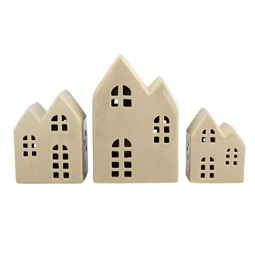 Santa Barbara Design Studio 3-Piece Ceramic Christmas Village Set: $46.54