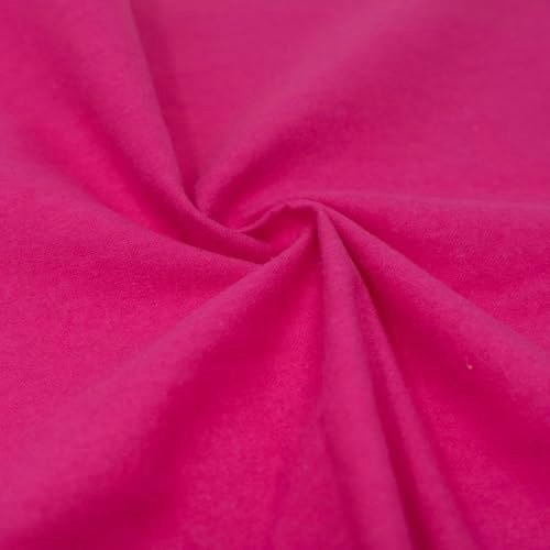 RTC Fabrics 42/43-inch Solid Bright Pink Cotton Flannel Fabric 2-Yard Precut: $8.21 RTC Fabrics 42/43-inch Solid Bright Pink Cotton Flannel Fabric 2-Yard Precut: $8.21