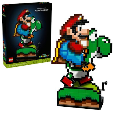 LEGO Super Mario World Mario & Yoshi for $90 w/ Prime + free shipping