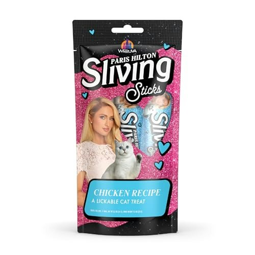 Weruva Paris Hilton Sliving Sticks Chicken Lickable Cat Treats 5-Pack: $4.04