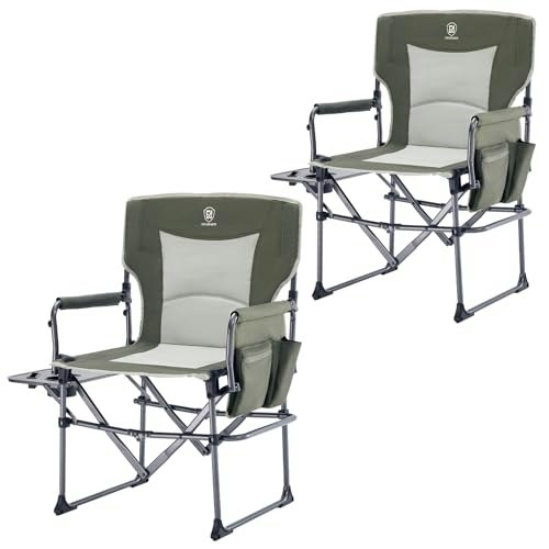 Ever Advanced Camping Director's Chair with Side Table 2-Pack: $104.49 Ever Advanced Camping Director's Chair with Side Table 2-Pack: $104.49