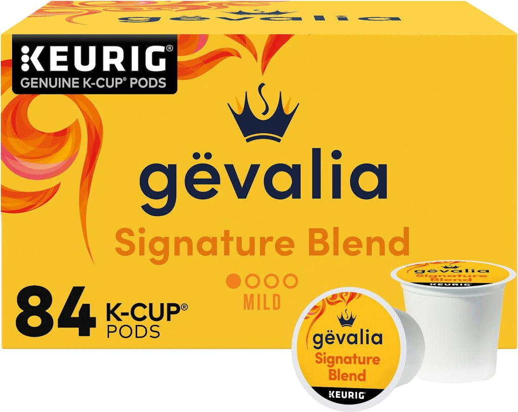 Gevalia Signature Blend Mild Roast 84-Count K-Cup Coffee Pods: $29 via Sub. & Save