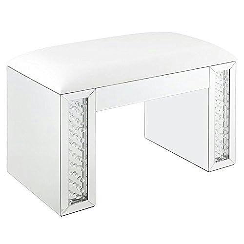 Acme Nysa Vanity Stool: $242 Acme Nysa Vanity Stool: $242