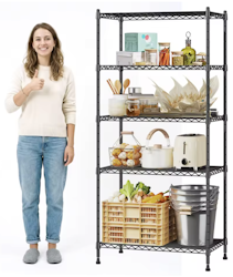 4-Tier Rolling Storage Unit for $14 + free shipping