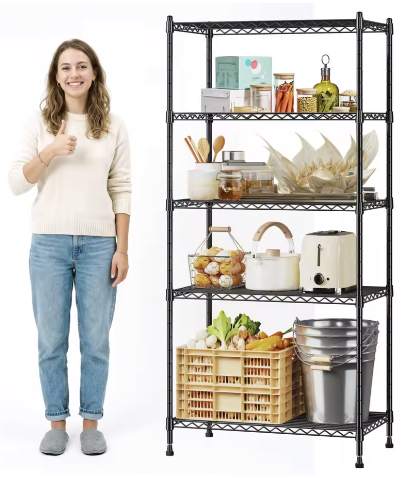 4-Tier Rolling Storage Unit: $14 4-Tier Rolling Storage Unit: $14