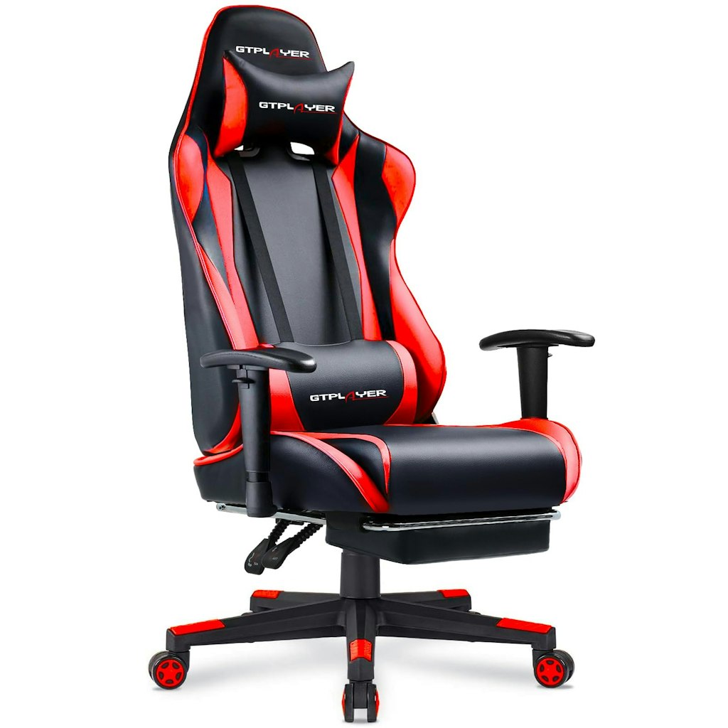 GTPLAYER Gaming Chair w/ Footrest & Headrest: $64 w/ Prime GTPLAYER Gaming Chair w/ Footrest & Headrest: $64 w/ Prime
