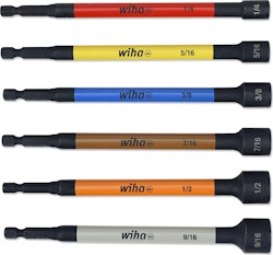 Wiha 6-Piece 6" SAE Color Coded Magnetic Nut Setter Set for $21 w/ Prime + free shipping