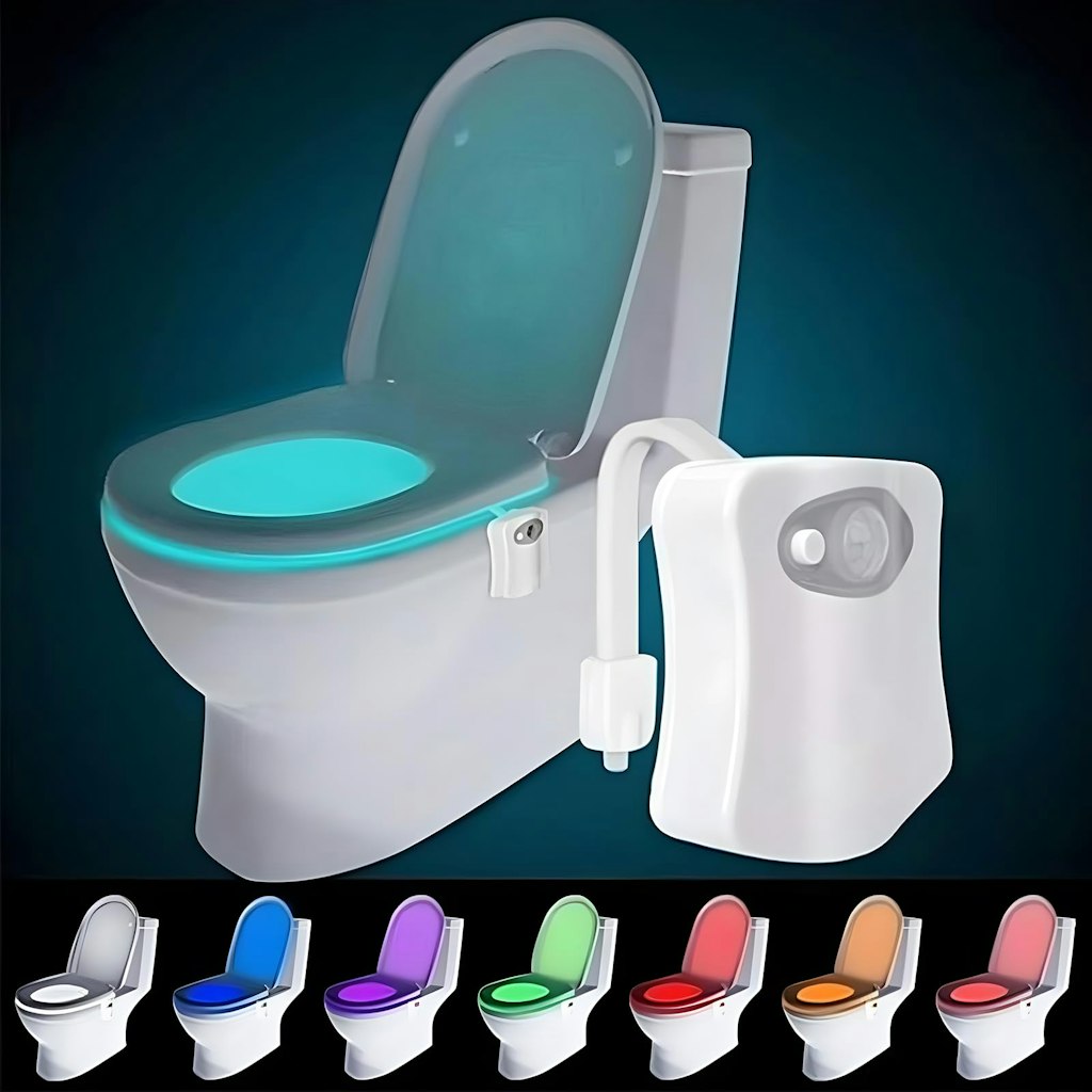 Motion Sensor Toilet Night Light: $2.68