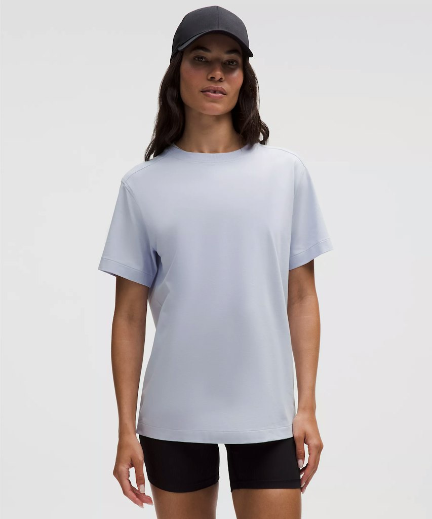 lululemon Women's All Yours Organic Cotton-Blend Crewneck T-Shirt: $24 lululemon Women's All Yours Organic Cotton-Blend Crewneck T-Shirt: $24