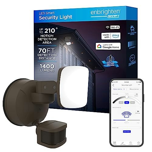 Enbrighten Vibe Motion-Activated Smart LED Security Light: $23.15 Enbrighten Vibe Motion-Activated Smart LED Security Light: $23.15