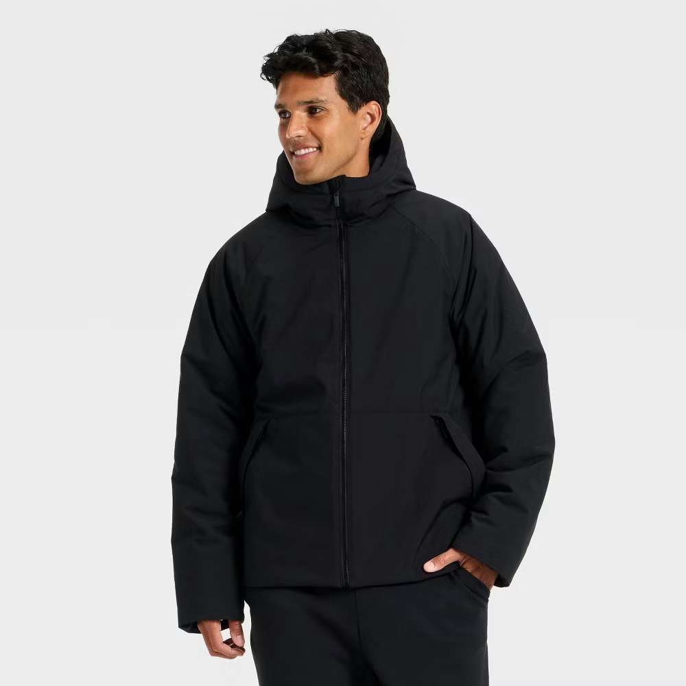 All In Motion Men's Hooded Winter Jacket: $24 All In Motion Men's Hooded Winter Jacket: $24