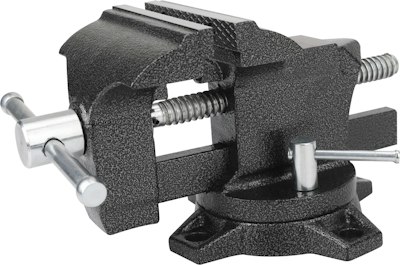 Hurricane 4.5" Jaw Width Bench Vise for $24 + free shipping w/ Prime