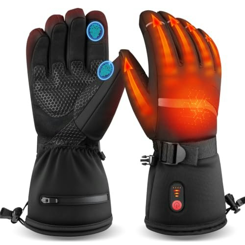Rechargeable Heated Waterproof Gloves: $49.99