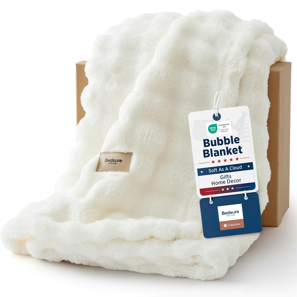 Bedsure Cloud Bubble 50" x 60" Blanket Throw: $15 w/ Prime Bedsure Cloud Bubble 50" x 60" Blanket Throw: $15 w/ Prime