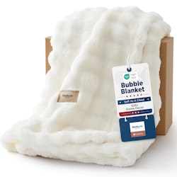 Bedsure Cloud Bubble 50" x 60" Blanket Throw for $15 w/ Prime + free shipping