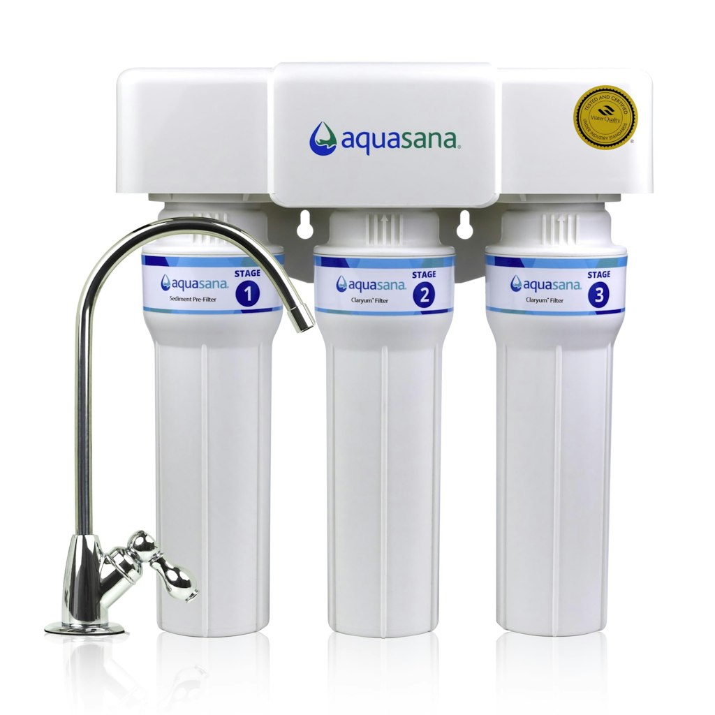 Aquasana Claryum 3-Stage Max Flow Under Sink Water Filter: $161