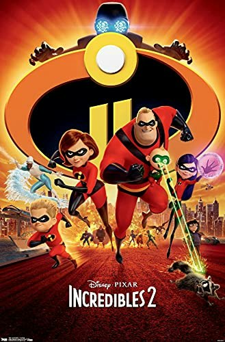 Disney Pixar The Incredibles 2 Wall Poster: $17.40 Disney Pixar The Incredibles 2 Wall Poster: $17.40