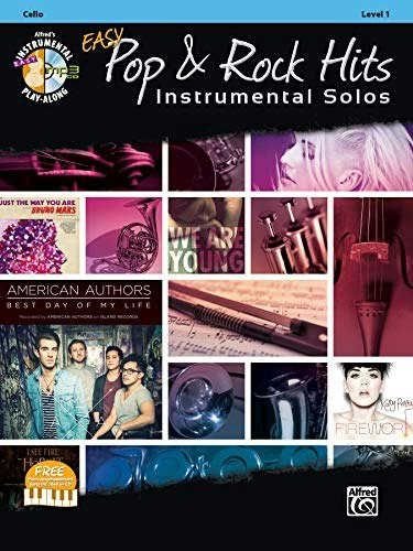 Easy Pop & Rock Hits Instrumental Solos for Cello with CD: $10.06