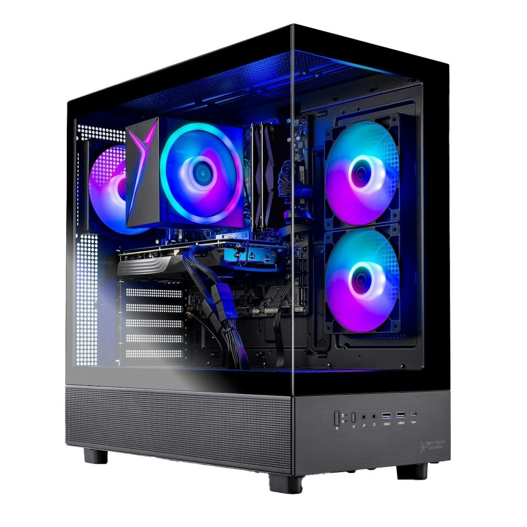Skytech Gaming Azure 3 Ryzen 7 5700 RTX 5060 Gaming Desktop: $1,150 w/ Prime Skytech Gaming Azure 3 Ryzen 7 5700 RTX 5060 Gaming Desktop: $1,150 w/ Prime
