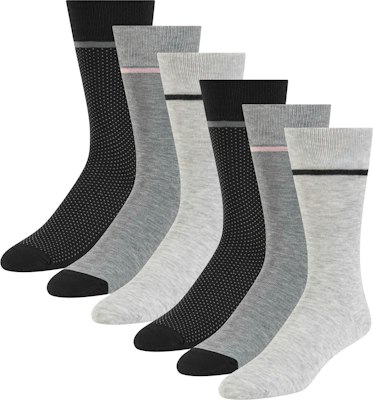 Ted Baker Men's Solid Crew Dress Socks 6-Pack for $4.73 w/ Prime + free shipping