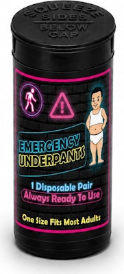 Emergency Underwear Gag Gift for $5 + free shipping w/ Prime