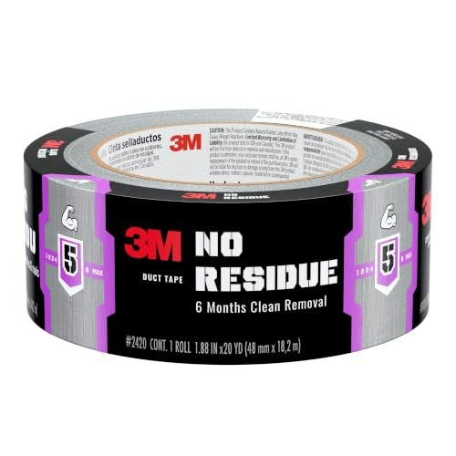 3M No Residue Duct Tape: $8.40 3M No Residue Duct Tape: $8.40