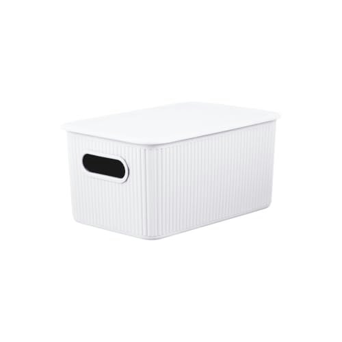 Superio 5-Liter Ribbed Storage Basket with Lid: $23.61 Superio 5-Liter Ribbed Storage Basket with Lid: $23.61