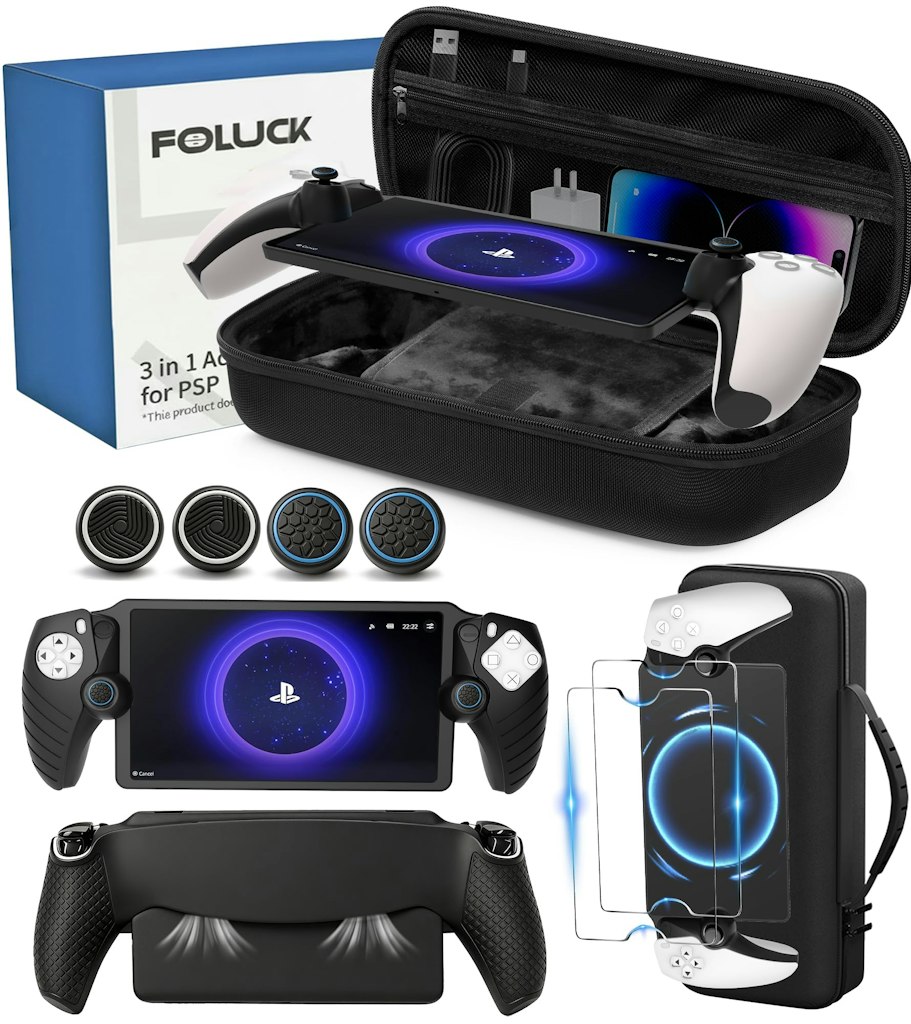 4-in-1 Carrying Case for PlayStation Portal Remote Player: $25 w/ Prime 4-in-1 Carrying Case for PlayStation Portal Remote Player: $25 w/ Prime