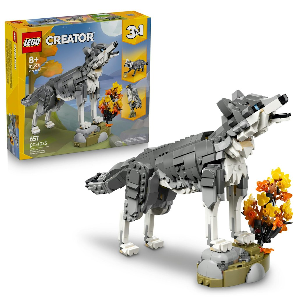 LEGO Creator 3 in 1 Forest Animals: Gray Wolf: $35 w/ Prime LEGO Creator 3 in 1 Forest Animals: Gray Wolf: $35 w/ Prime
