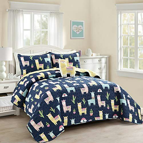 Lush Decor Southwest Llama Cactus Full/Queen Quilt 4-Piece Set: $21.31 Lush Decor Southwest Llama Cactus Full/Queen Quilt 4-Piece Set: $21.31