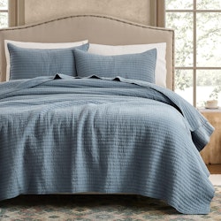100% Cotton California King Quilt Set for $69 w/ Prime + free shipping