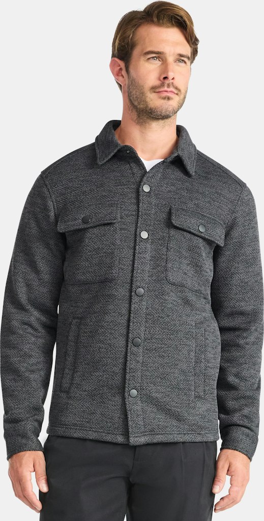 George Men's Knit Shacket w/ Microfleece Lining: $8.00 George Men's Knit Shacket w/ Microfleece Lining: $8.00
