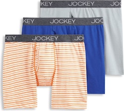 Jockey Men's StayNew Cotton Blend Boxer Brief 3-Pack for $6 + free shipping w/ $35
