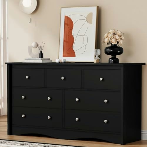 Yeshomy 7-Drawer Wooden Bedroom Dresser: $159.99