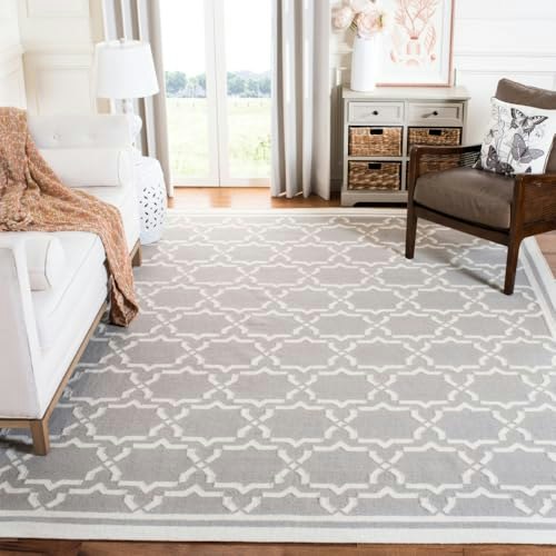 Safavieh Dhurries 8x10 Handmade Wool Area Rug: $212.22 Safavieh Dhurries 8x10 Handmade Wool Area Rug: $212.22