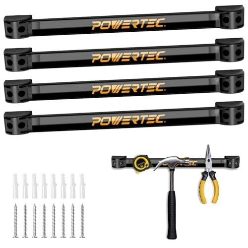 Powertec 12-Inch Magnetic Tool Holder Strip 4-Pack: $19.75 Powertec 12-Inch Magnetic Tool Holder Strip 4-Pack: $19.75