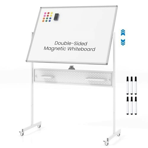 Goplus 48" x 36" Rolling Magnetic Dry Erase Board: $99.99 Goplus 48" x 36" Rolling Magnetic Dry Erase Board: $99.99