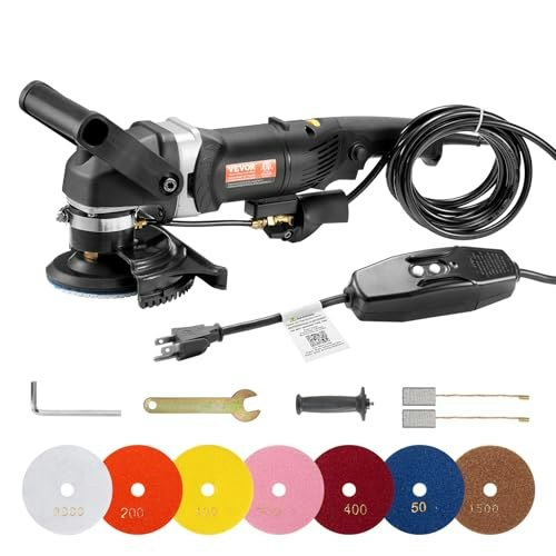 Vevor 800W 4-inch Wet Polisher and Grinder 7-Piece Kit: $129.12 Vevor 800W 4-inch Wet Polisher and Grinder 7-Piece Kit: $129.12