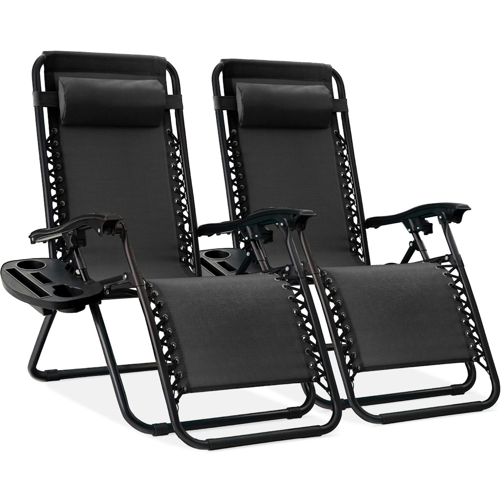 Best Choice Products Set of 2 Adjustable Zero Gravity Lounge Chair Recliners: $76 w/ Prime Best Choice Products Set of 2 Adjustable Zero Gravity Lounge Chair Recliners: $76 w/ Prime